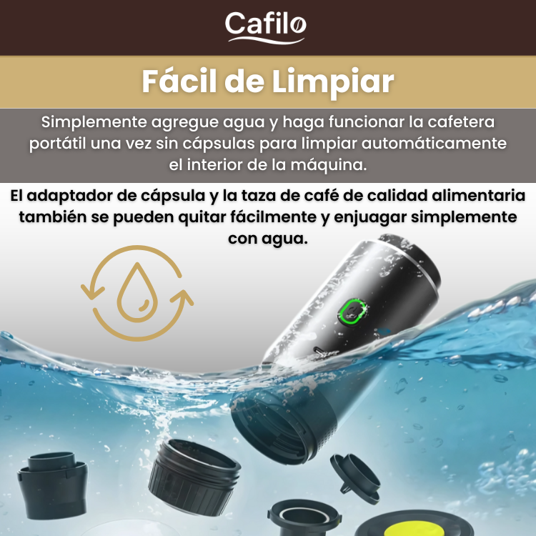 ⛰️ Cafilo Nomad PRO™ Cafetera Portatil 3 en 1