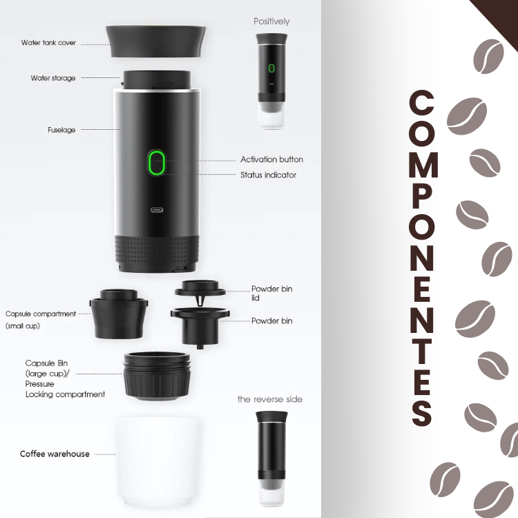 ⛰️ Cafilo Nomad PRO™ Cafetera Portatil 3 en 1